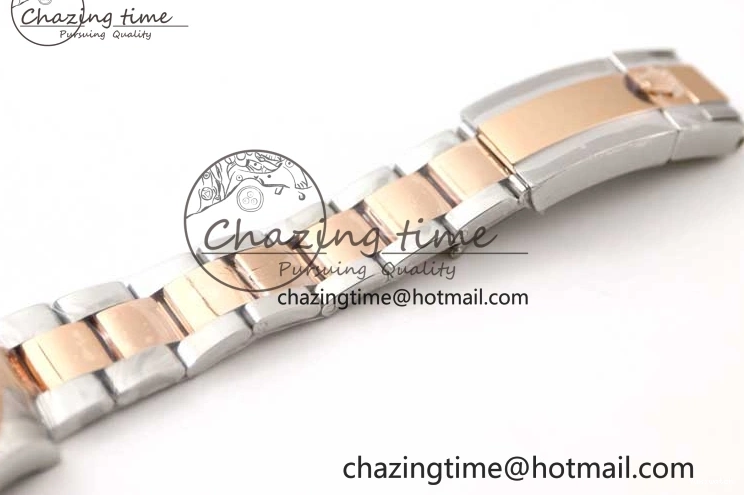 EWF SS Dial RG Yacht-Master Brown RG Bracelet 1:1 Edition Best on 126621 SS A3235 0409